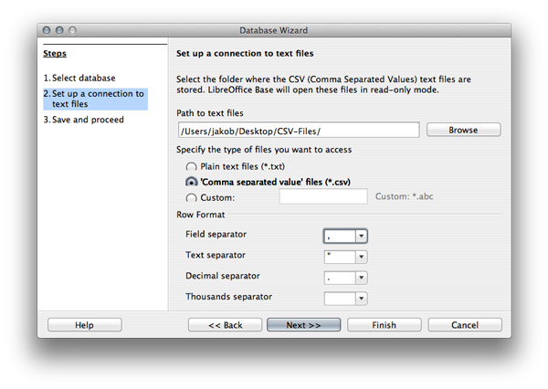 libreoffice open access database