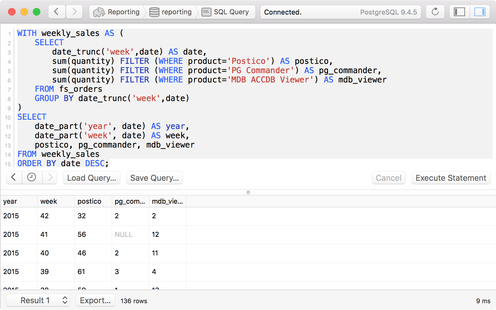 postico postgres